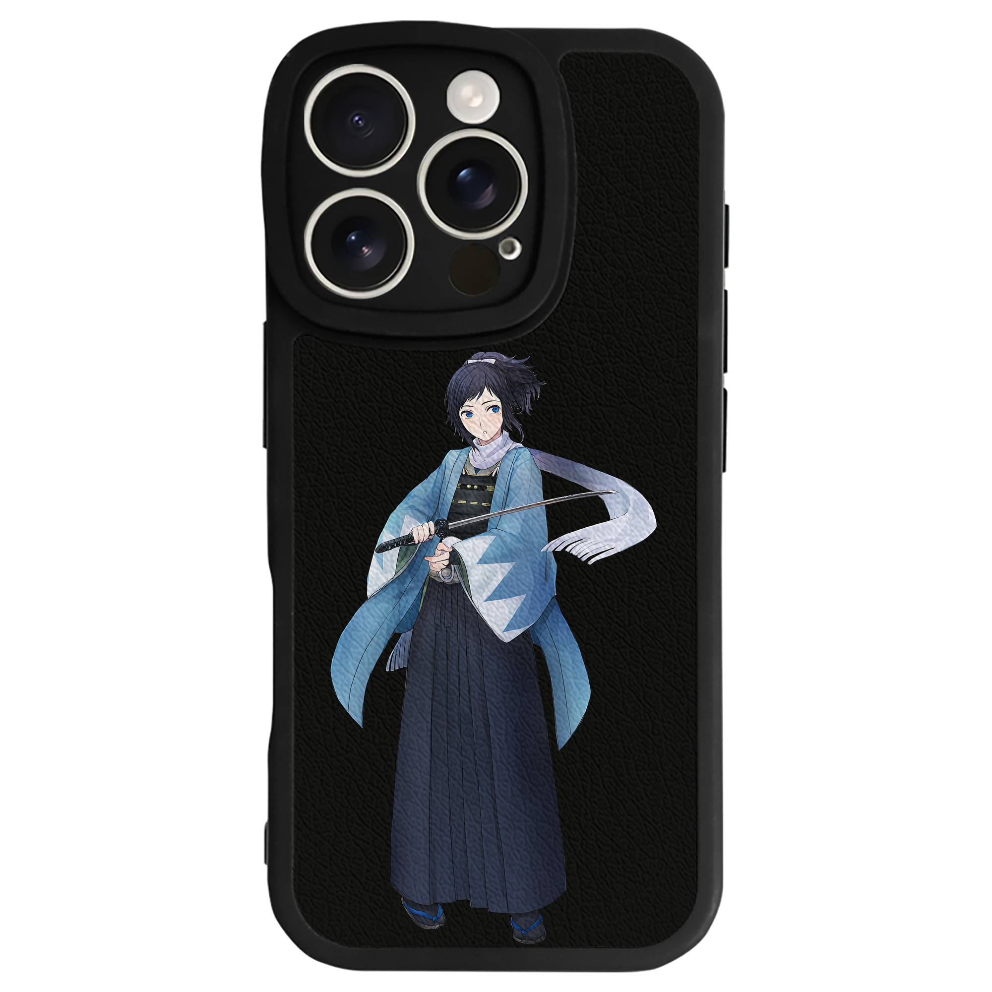 （画像用） 刀剣乱舞 Touken Ranbu 【iPhone 16シリーズ対応】シリコンスマホケース（レザー調） 材質：シリコン